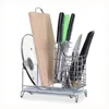Stainless steel kitchen utensil organizer fork spoon knife storage holder rack