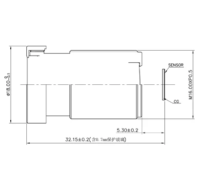 IMX291 Sensor 1/2.8 inch TTL 32 M16 fixed cctv board m12 lens f1.0 lens for security monitor