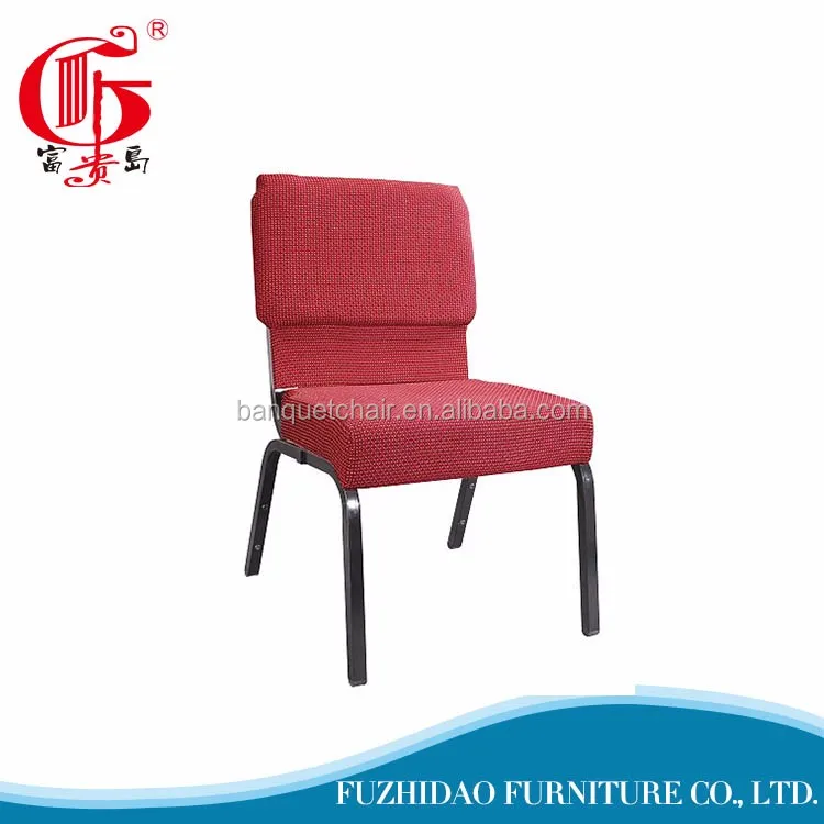 Cheap stackable steel leg church chair for sale