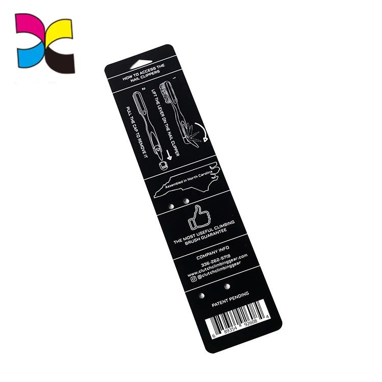 Backer card packaging Clearance