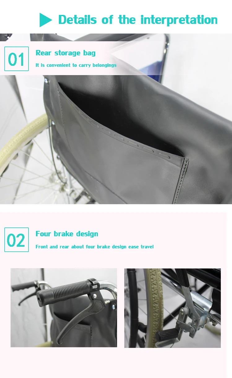 New Aluminium Folding Wheelchair Self Propelled Lightweight Transit