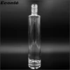 China hot selling crystal glass vodka bottle 500ml with screw cap