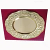 large gold/sliver award metal souvenir plate Metal Material metal gold silver plate