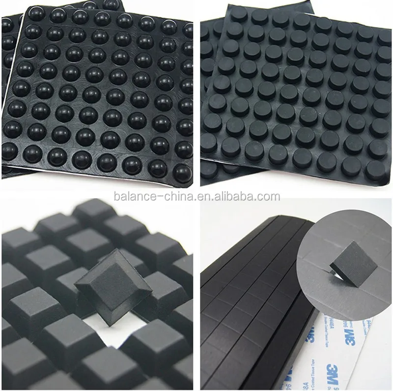 Adhesive Silicone Rubber Feet In Clear/white/black Color Buy Silicone