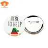 Factory Free Samples Cheap Customized Tin Metal Button Badge