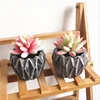 2019 NEW design Hot selling Artificial Succulent Plants in Modern Round Pots, Set of 2