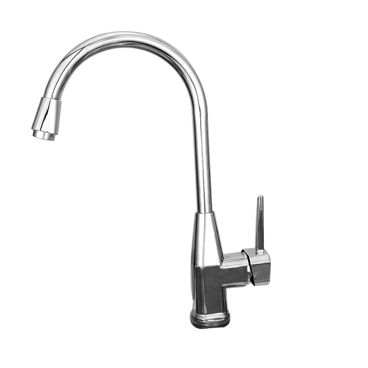 LT-1759 Good quality zinc handle chrome finished kitchen sink faucet