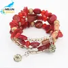 Factory direct Men new Natural Colorful Stone 8mm bracelet charm Handmade Multilayer Bracelet beads women