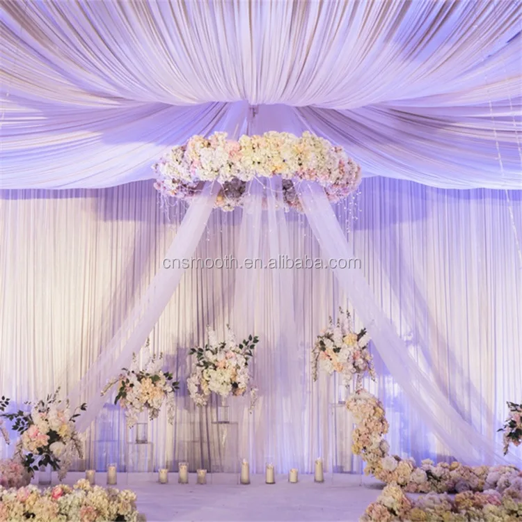Cheap Price Party Event Fabric Curtain Wedding Decoration Cloth