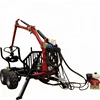Forest Timber Trailer with Crane