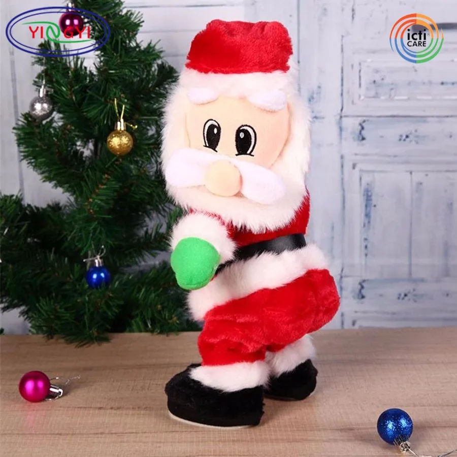 dancing santa plush