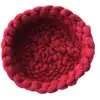 China wholesale instagram pet suppliers furniture elevated peruvian wool yarn germany braid chunky knit pet dog bed