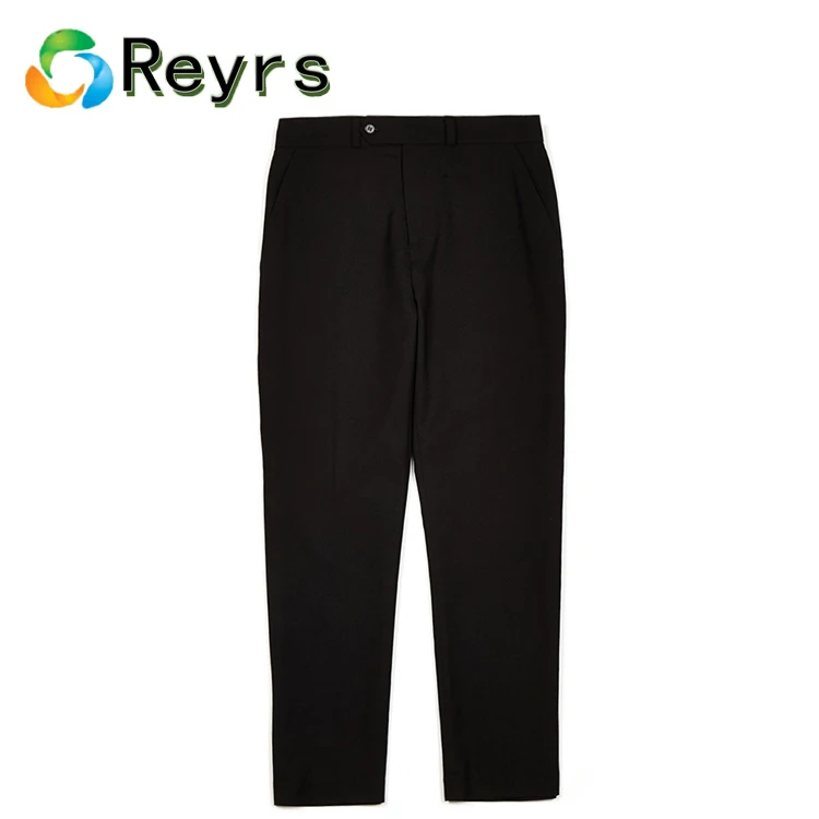 Reyrs wholesale pant sets black simple pant suit casual uniform for students