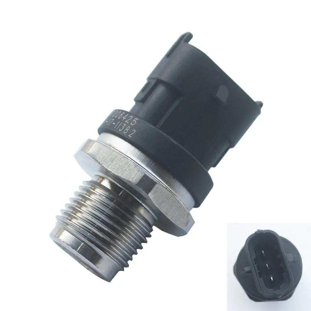 KIPA Fuel Rail Pressure Sensor For Dodge Ram 2500 2003-2007 Dodge Ram  2003-2006 Truck Cummins Diesel L6 5.9L Replace Bosch OEM # 0281006425  0281002851 ...
