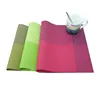 2018 woven Vinyl Washable Pvc Print Placemat for Dining Table with CE