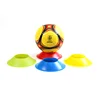 2 in 1 soccer training mark cone, ball holder for kicking training