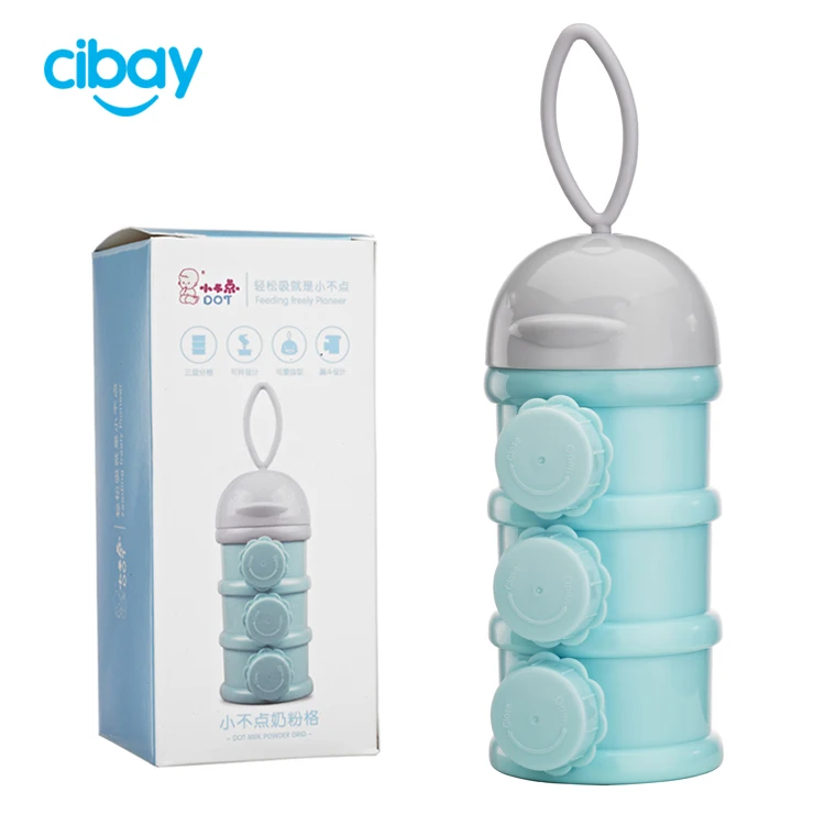 Customized Logo High quality 3 Layers Baby Milk Powder Container .jpg