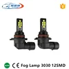 Car Led Fog Light 3030 Chip 12 SMD 9005 9006 H3 H4 H7 H8 H11 P13W Socket Canbus Auto Led Fog Lamp DC 12V