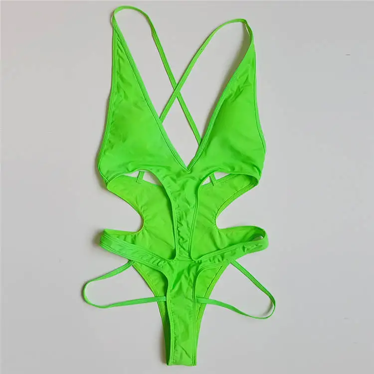 European And American Ladies Personality Mesh Swimsuit New Design See Through Seduction Sexy