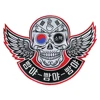 custom wholesale large embroidered biker patches