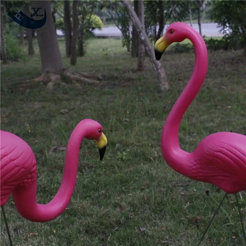 Xilei Wholesale Quality Flamingo Plastic Garden Decor Pink Flamingo