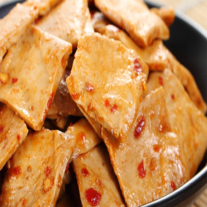 
1000g Spiced Soya Pratein Plant Flavor Chinese Food Snack Dried Tofu 