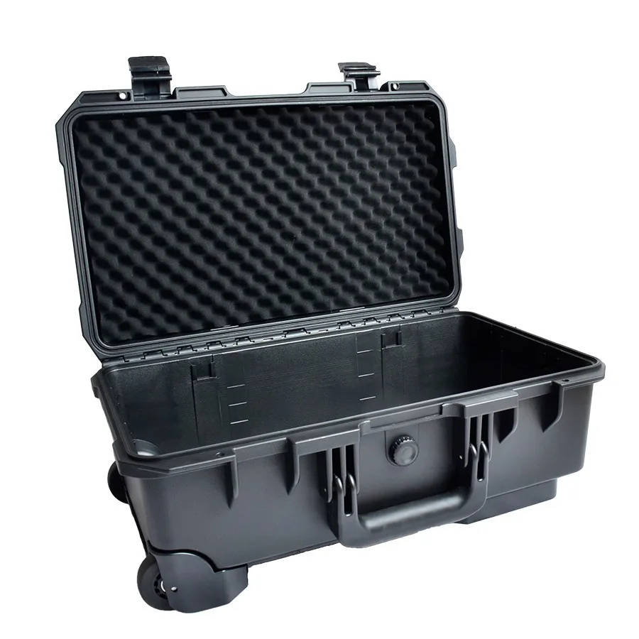 Large Plastic Waterproof Boxes Waterproof Equipment Case Wheels Wheeled ...