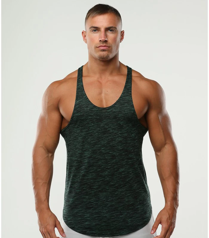 Men Custom Stringer Tank Top Plain Tanks With Private Label - Buy Men ...