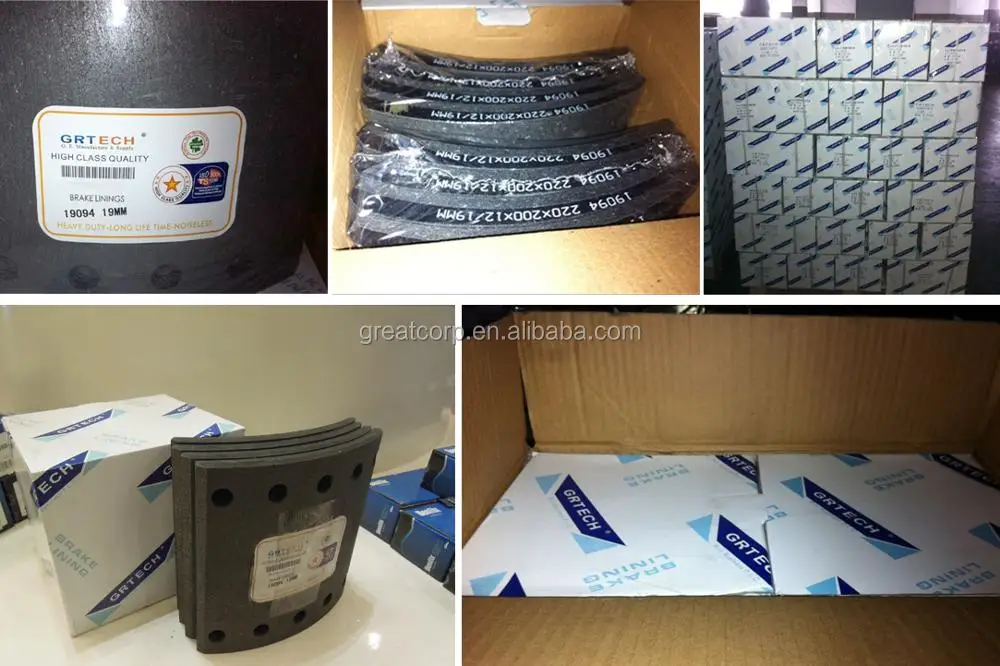 Wva19556 Drum Brake Lining For Iveco Eurostar Truck Buy Drum Brake