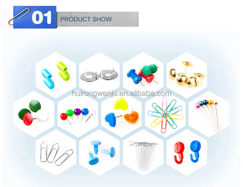 Una Variedad De Tamaños De Clips De Papel,Clips De Papel De Plástico De