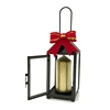 2018 Best selling home decoration Block Christmas glitter metal lanterns