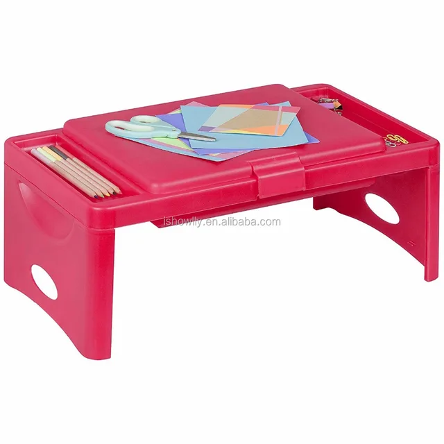 New Plastic Kids Activity Lapdesk With Storage Compartments