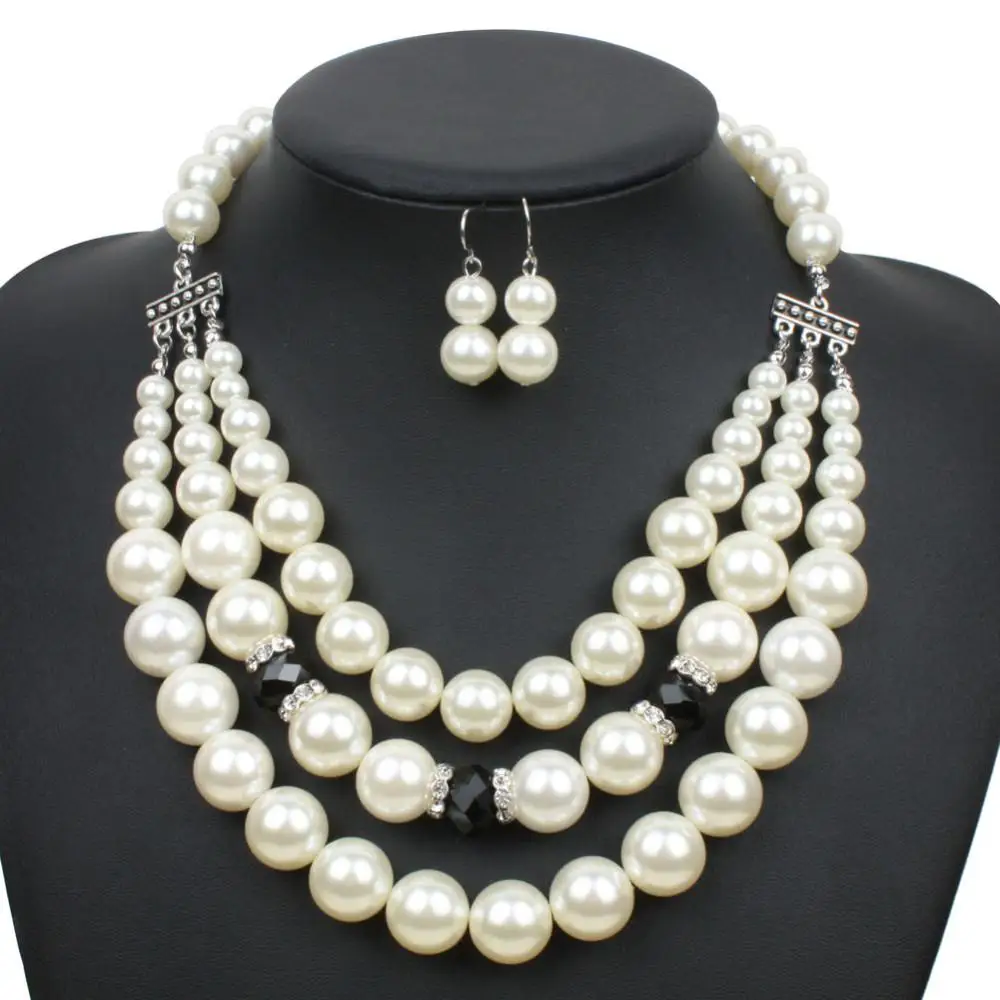 pearl jewelry sets cheap