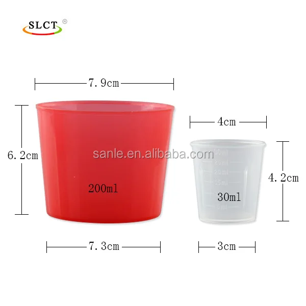 Wholesale Colored Plastic Measuring Cups Colorful Silicone Measurement Cups Measuring Cup And