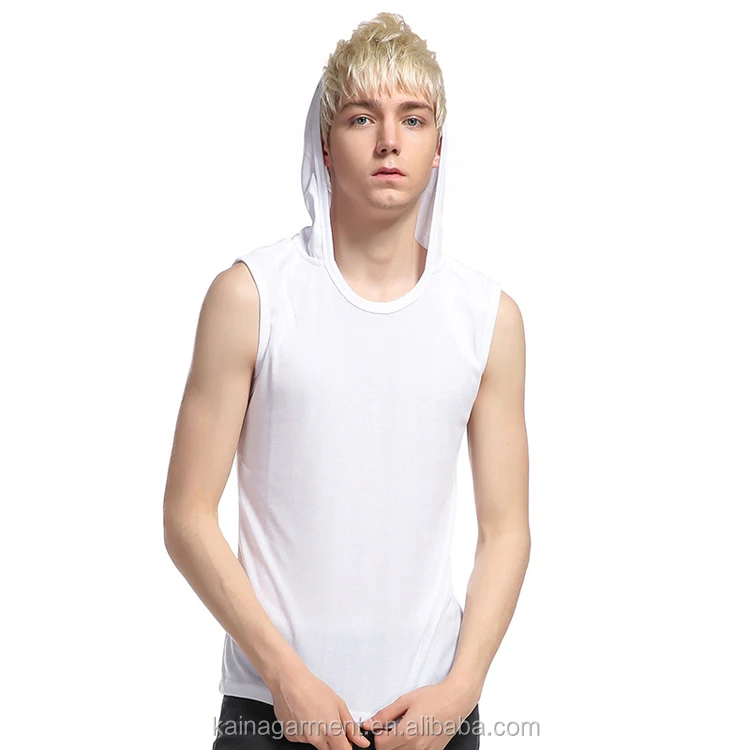 plus size sleeveless hoodie