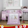 100 cotton baby girl bear bunny comforter set kids bedding liner