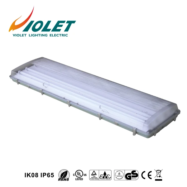China Factory export waterproof light fixture without T8 fluorescent tube