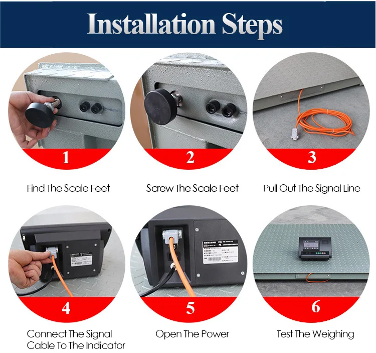 Digital Floor Scale 2022 Hot Sell Optional Industrial Calibration Of