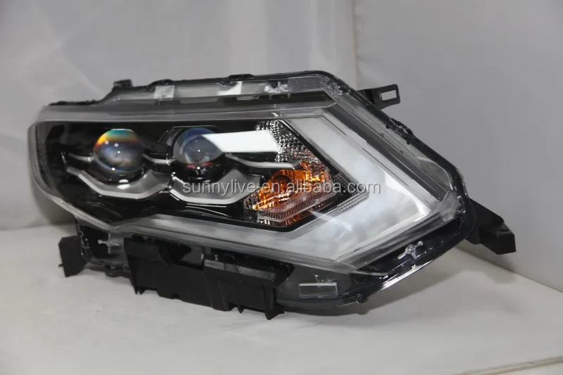 For NISSAN X-Trail Rogue LED Head Light 2017 Year Black Housing LD
