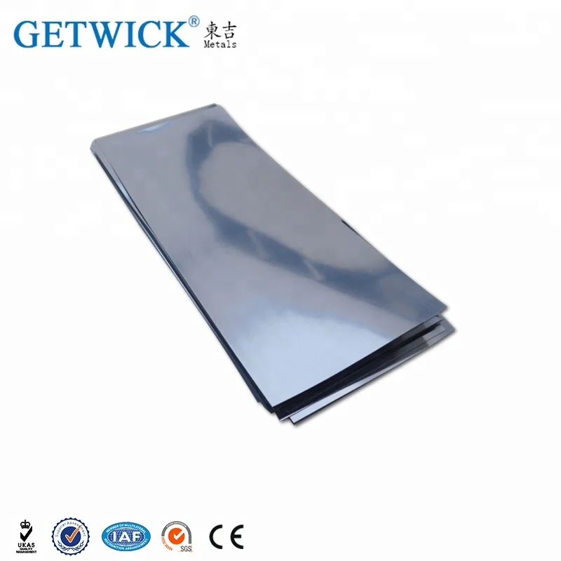 High Quality Customized T0.05mm Tungsten Ribbon Foil