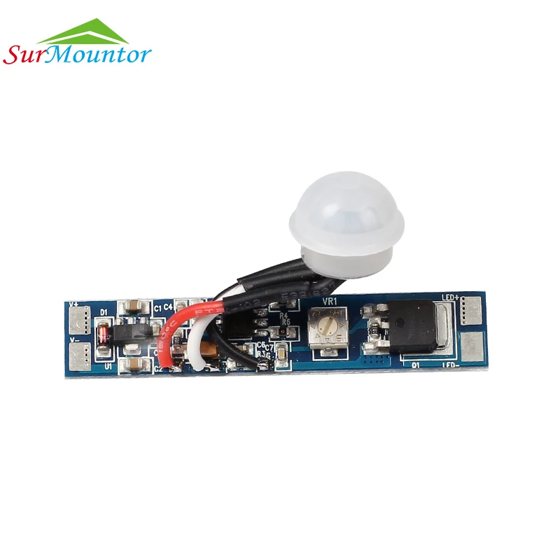 PIR001T Small PCB Motion Sensor Light Switch Remote Control Led Sensor Light Switch For LED Aluminum Profile