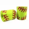 3 inch Width hair bows materials glitter ribbon for cheer bows