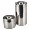 2pcs Elegant Stainless Steel Food Storage Canister Set-Removable Air-Tight Lids, Easy To Storage And Save Space, Best Gifts