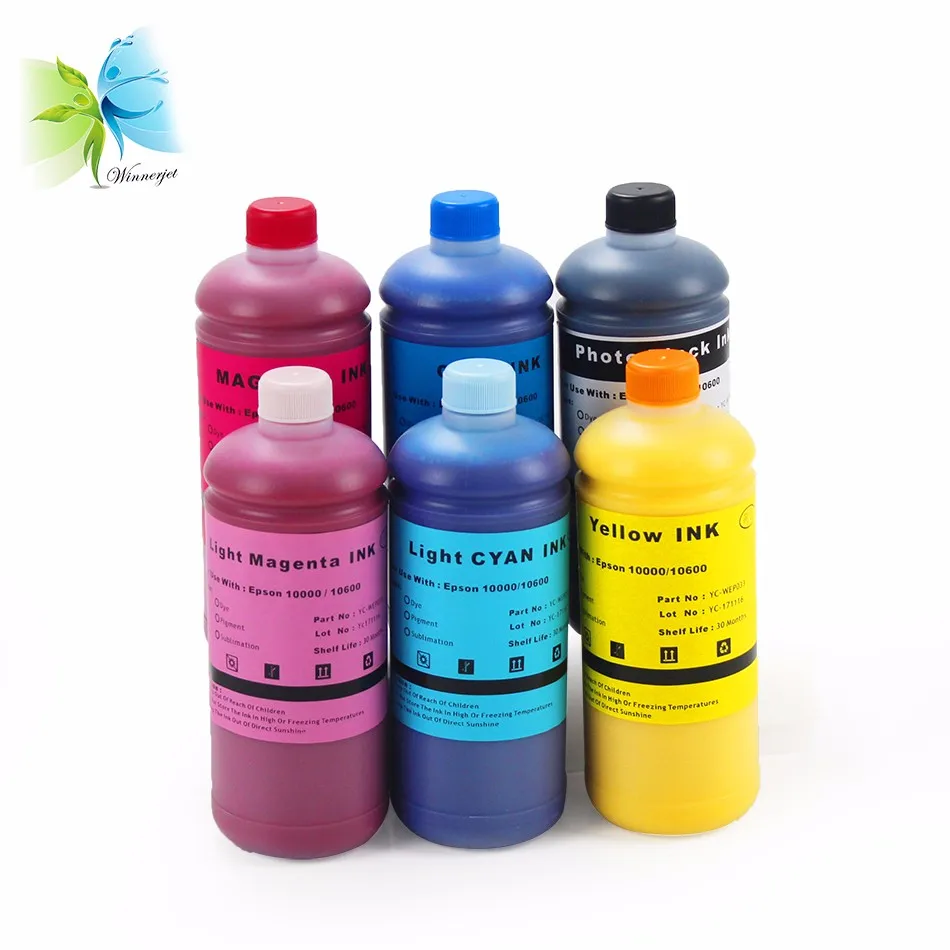 1 Liter Bottle Ink Waterbased Dye Ink Compatible For Epson Stylus Pro