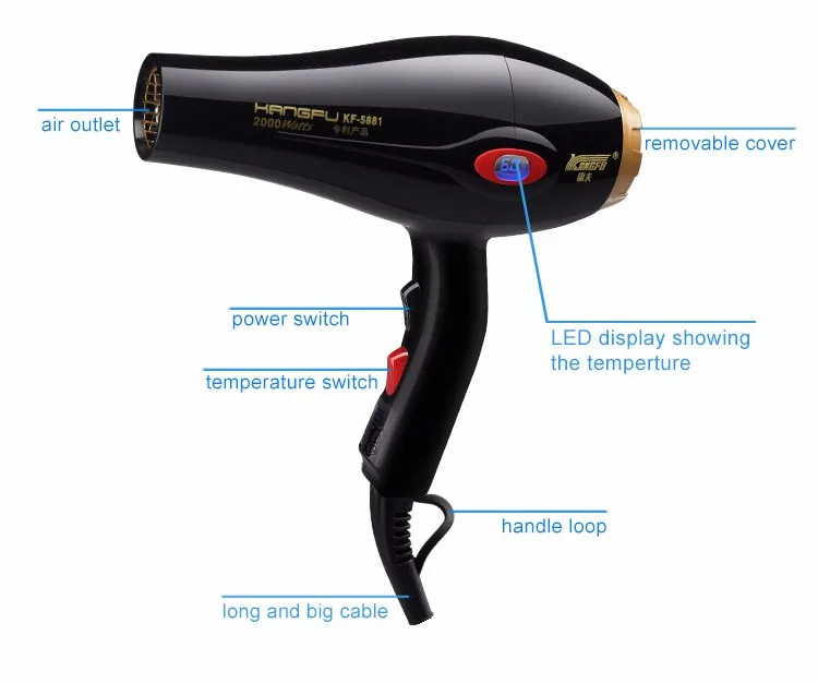 New Hair Dryer 2018 Professional Heating Element Hair Dryer Buy