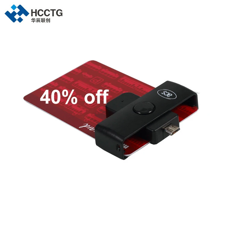 MicroUSB PocketMate II Mobile EMV Android Tablet Smart Card Reader ACR38U-ND