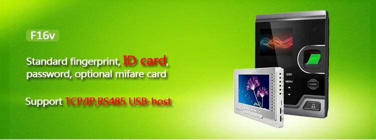 ID fingerprint and password Door Access System Video Door Phone ( HF-F16V )
