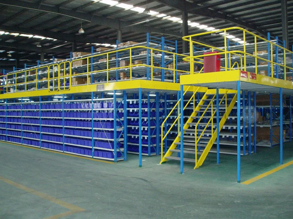 high performance steel platform mezzanine floor racking