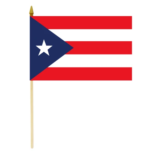 Mini Bandera Puerto Rico lote de 5