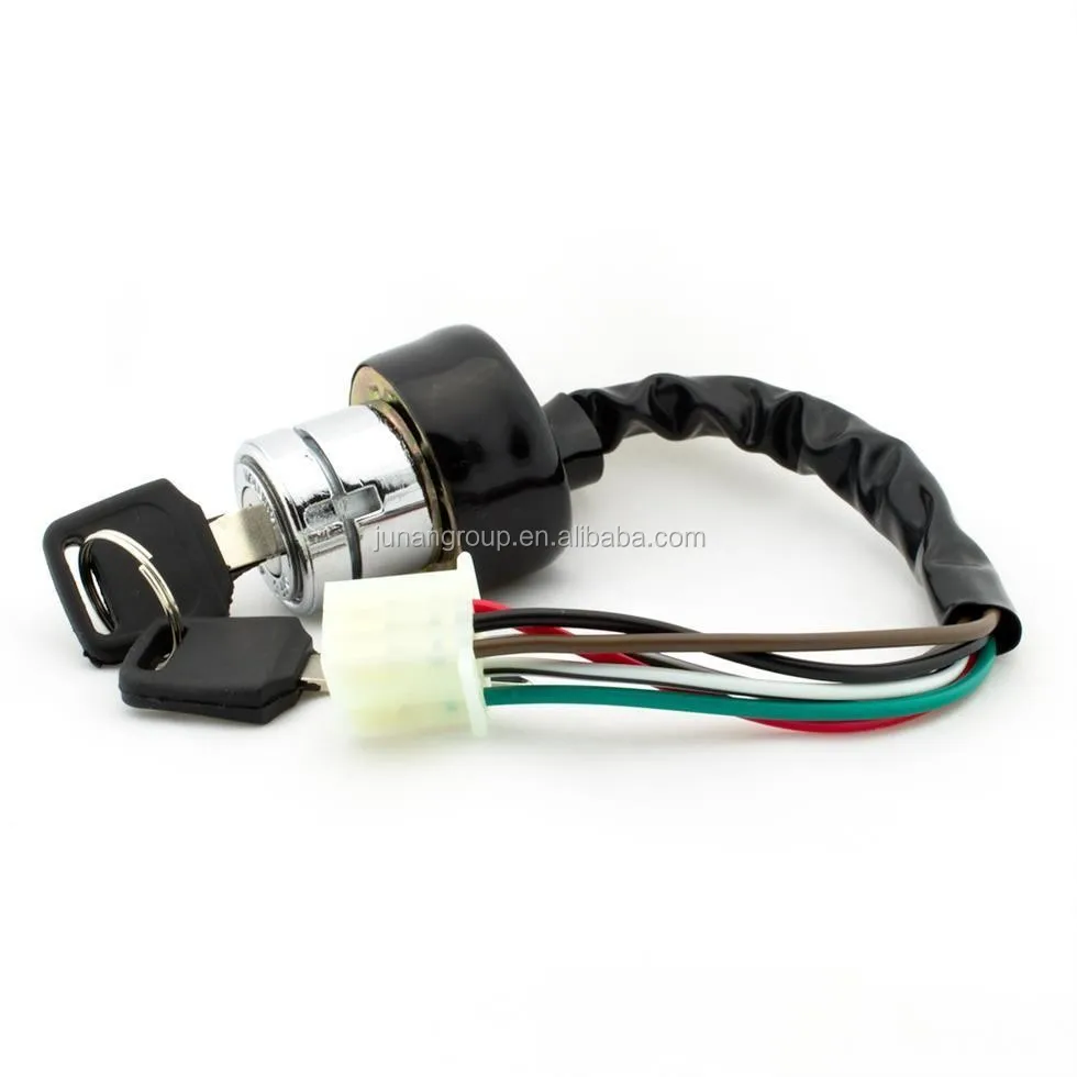 6 Wire Ignition Switch 2 Keys Universal Car Motorcycle Scooter Bike Quad Go-Kart/Wiring Diagram from sc01.alicdn.com